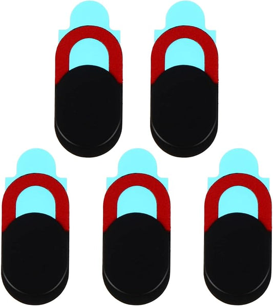 Mobestech 5pcs Lens Mask Laptop Camera Cover Beer Bottle Fridge Storage Computer Phone Webcam Cover Webcam Cover Slide for Tablet Web Camera Cover Red Protection Cap Cell Phone Abs