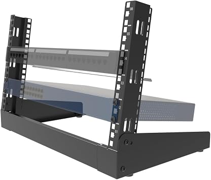 6U Desktop Network Rack 19 inches Small Open Frame Rack 2 Post