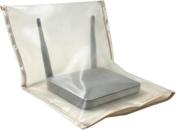 WiFi Router Cover, WiFi RF Blocking Wireless, Blocks 5G Protective Cover 13.7 x 15.7