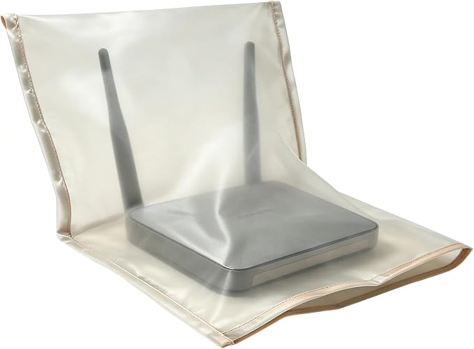 WiFi Router Cover, WiFi RF Blocking Wireless, Blocks 5G Protective Cover 13.7 x 15.7