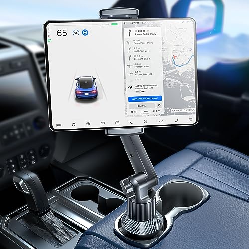 eSamcore Tablet Holder for Car, for iPad Stand Cup Holder Car Mount
