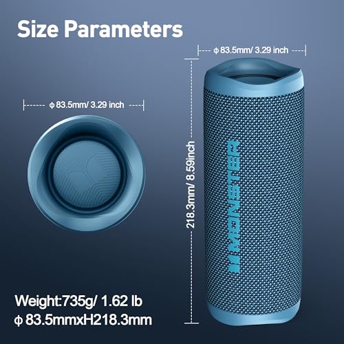 Monster S620 Bluetooth Speaker, Wireless Portable Ou | Audio Accessori - Image 6