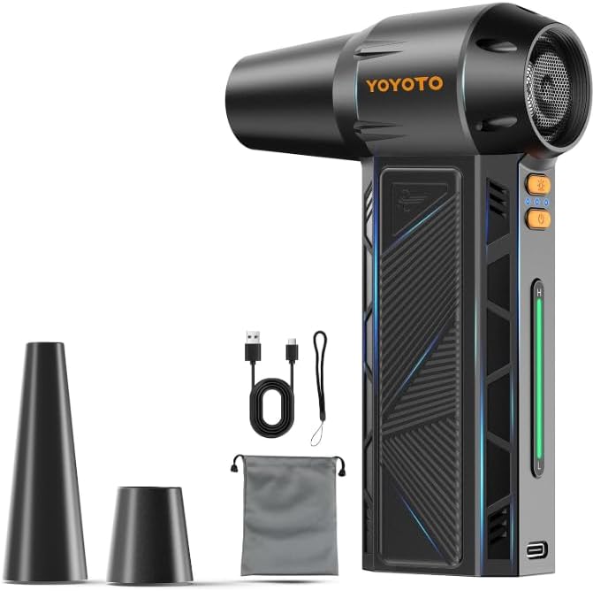 Compressed Air Duster 300000RPM Powerful Electric Air Duster Rechargeable