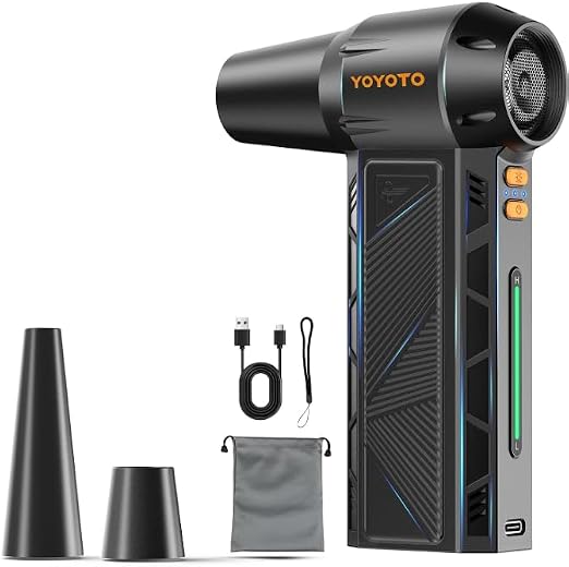 Compressed Air Duster 300000RPM Powerful Electric Air Duster Rechargeable