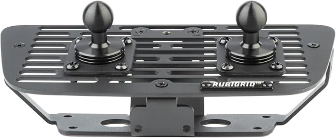 Bulletpoint Dash Cell Phone Holder Compatible with 2011-2018 Jeep Wrangler JK JKU 20mm Ball Mount (RubiGrid Multi-Device)