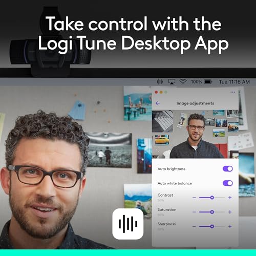 Logitech C920e HD 1080p Mic Enabled Webcam Certified Zoom Microsoft Teams
