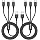 Puxnoin Multi Charging Cable, 6FT 2Pack Multi Charger Cable