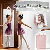 Travel Foldable Full Length Mirror,(51.2x12 Inch) Portable Shatterproof Hanging Dancer Mirror 2 in 1 Hangable & Tabletop,Folding Makeup Mirrors for Camping, RV, Dance Studio Stage Outdoor Use