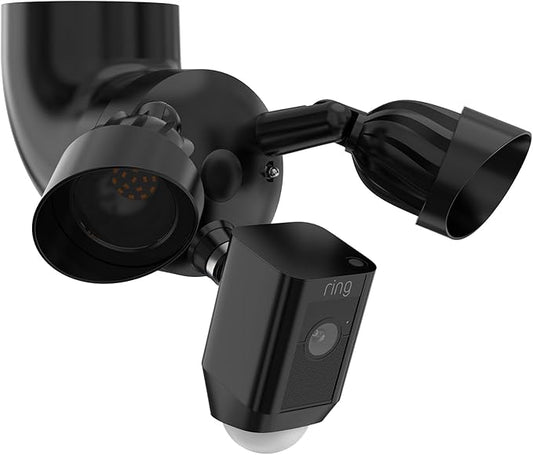 HOLACA Eave Mount for R-ing Floodlight Cam Wired Pro/Plus & Blink Wired Floodlight Camera, Wyze Cam floodlight V2,Roku Floodlight Camera Compatible with Plug-in Mount for Floodlight Cam Eave Bracket