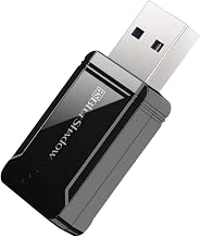 Blueshadow AC1300 USB WiFi Adapter - 2.4G/5G Dual Band Wireless Network Adapter for Desktop Computers PC, MU-MIMO WiFi Dongle, USB 3.0, Supports Windows 11, 10, 8.1, 8, 7, XP/MAC OS 10.5-10.15