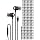 Ember 100 Pack USB C Headphones Wired Earbuds for iPhone 17 16 15 Pro Max, Bulk Type C Earbuds with Microphone for School Classroom Library, Wired USBC Headphones for iPad, Samsung Galaxy, Black
