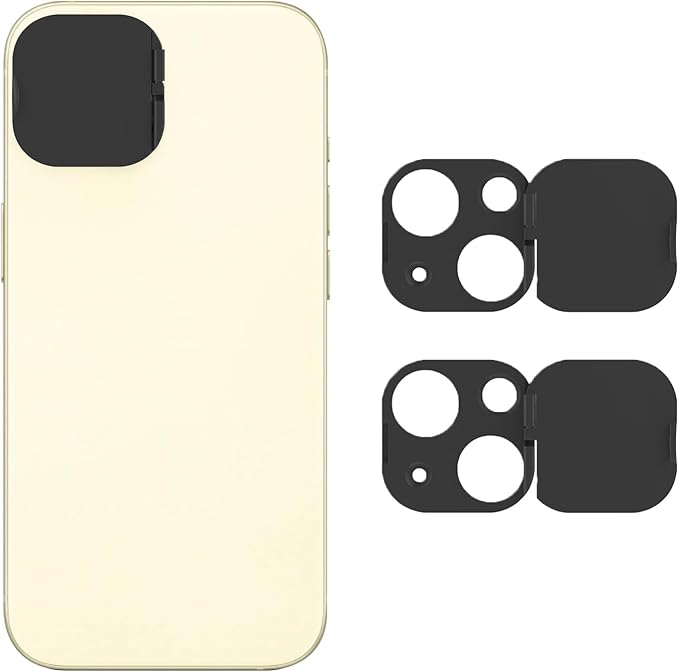 Camera Lens Cover Compatible for iPhone 15 / Phone 15 Plus,Camera Lens Protector to Protect Privacy and Security,Strong Adhesive -2 Pack
