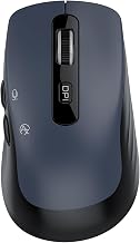 JOMAA Wireless Mouse with AI Voice Function, 2.4G and BT 5.0 Dual Mode, 7-Button, Rechargeable, 4 Adjustable DPI (1200-6400), Type-C Charging, 500mAh Battery, for Laptop, PC, Mac - Image 1