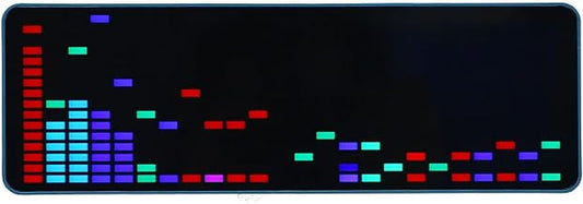 LiebeWH Audio Visualizer LED Display Spectrum Analyzer Equalizer Sound Responsive Music Level Meter 16x24 20 Dynamic Modes 7 Colors for Home Stereo - Image 1