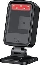 1D/2D Automatic Omnidirectional Desktop Wired USB Bar Code Scanner Reader,Plug and Play,Handsfree Barcode Scanner for Warehouse, Supermarket, Retail Store, Bookstore Pos System - Image 1