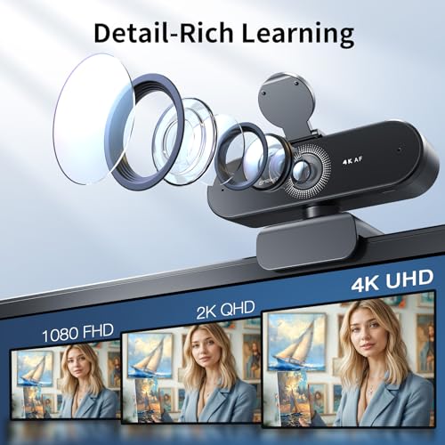 EMEET NOVA 4K Webcam for PC, Ultra 4K HD, PDAF Autof | Computer Access - Image 3
