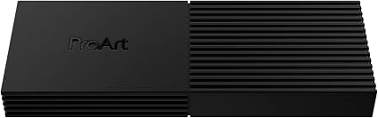 ASUS ProArt PA40SU SSD Enclosure - USB4 40 Gbps, USB-C, Tool Free Installation, NVMe SSD Support, Smart Cooling, Ultraslim, Compatible with Windows 11 and macOS, 1 Year Warranty