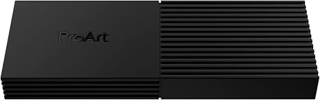 ASUS ProArt PA40SU SSD Enclosure - USB4 40 Gbps, USB-C, Tool Free Installation, NVMe SSD Support, Smart Cooling, Ultraslim, Compatible with Windows 11 and macOS, 1 Year Warranty