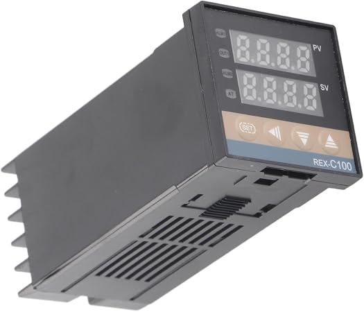 PID Temperature Controller, 0℃-50℃ Alarm REX-C100 Digital Intelligent Thermostat LED PID Temperature Controller AC110V-240V