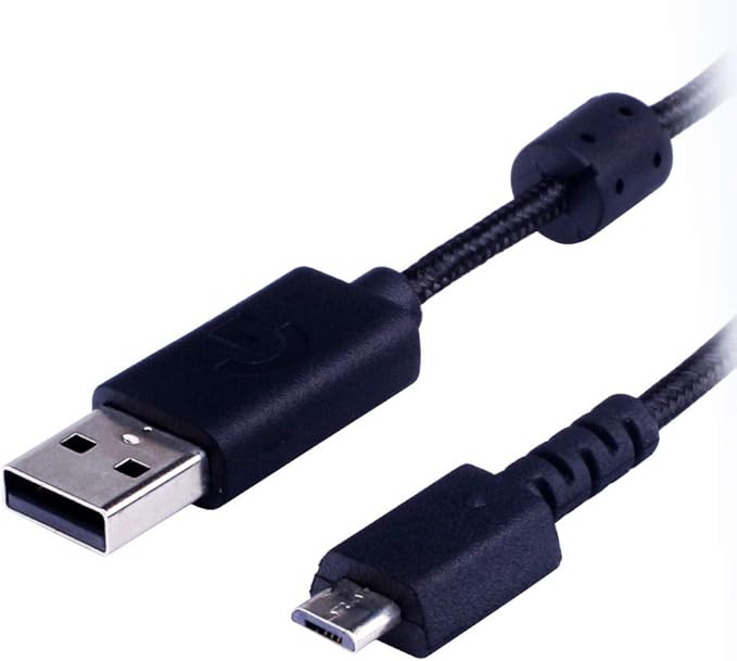 HUYUN 1.8M USB Charging Cable Replacement for Logit G533 G633 G933 Gaming Headset & G502 Hero Lightspeed Mouse