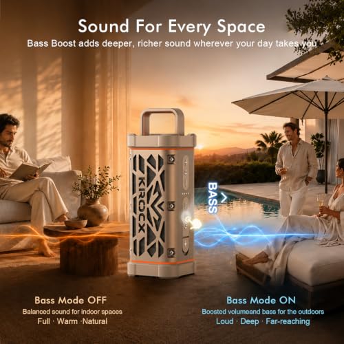 TRAVOR Premium Magnetic Bluetooth Speaker for Patio, - Image 7