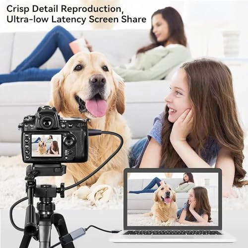 ELUTENG 4K HDMI Game Capture Card, USB 3.0/Type-C 1080P 60FPS Low Latency