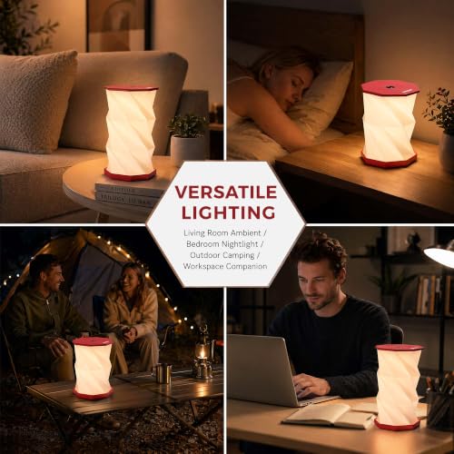 Portable Foldable Table Lamp, Japanese Gift, Paper Lantern Lights