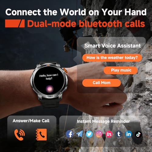 KPEP Smart Watch for Men (Answer/Make Call) - 1.53" | Smartwatches - Image 4