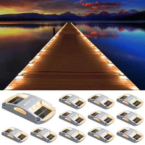 Solar Driveway Lights 12 Pack — Warm White Walkway Safety - Image 2