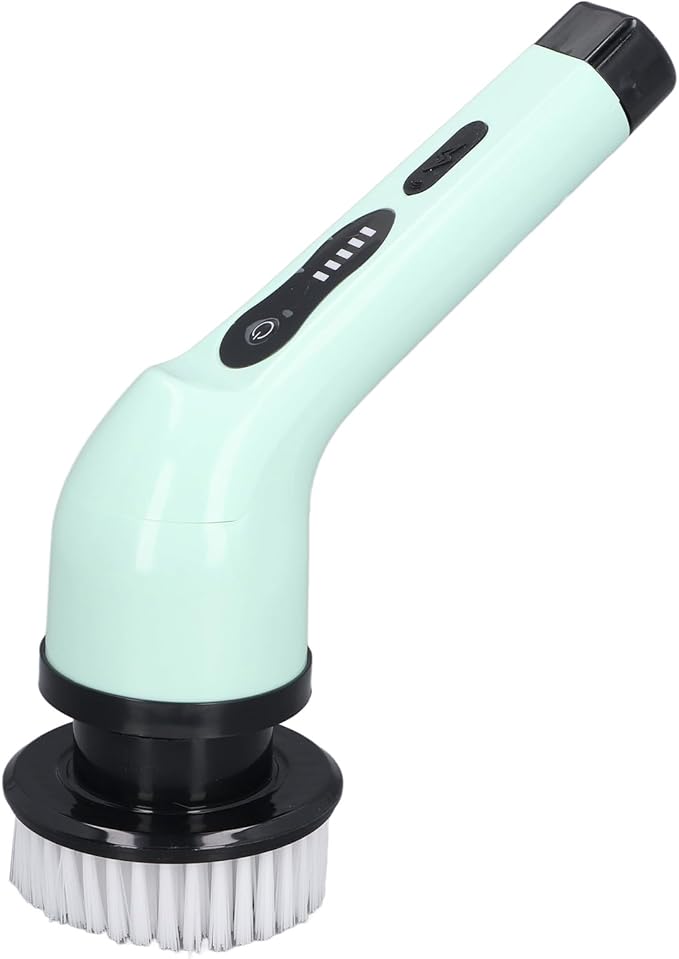 Electric Scrubber, Cordless Handheld Cleaning Brush with 9 Brush Heads Powerful Motor for Bathrooms Kitchens Cars Shower Scrubber Bathtub Cleaner USB Rechargeable 2600mAh