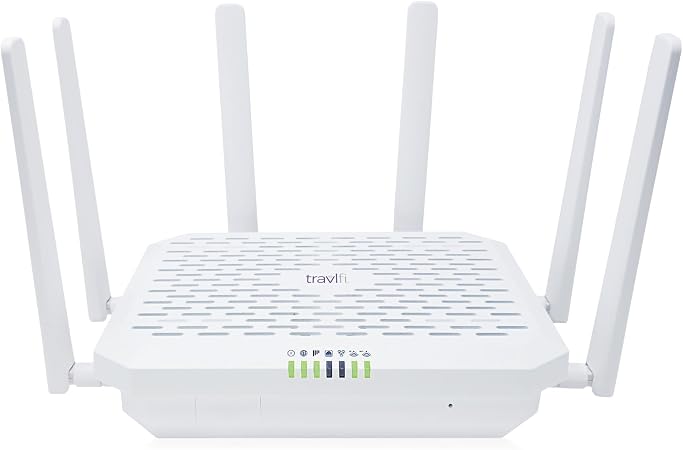 TravlFi XTR Pro 5G Router | RV Internet with Multiple Networks, Pay As You Go and No Contracts | Internet for Motorhomes and Camper Trailers