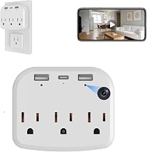 Hidden Wall Outlet Camera, 1080P Dual-Band 2.4G/5GHz WiFi Security Camera with Motion Detection for Indoor Home, Baby & Pet Monitoring - Image 1