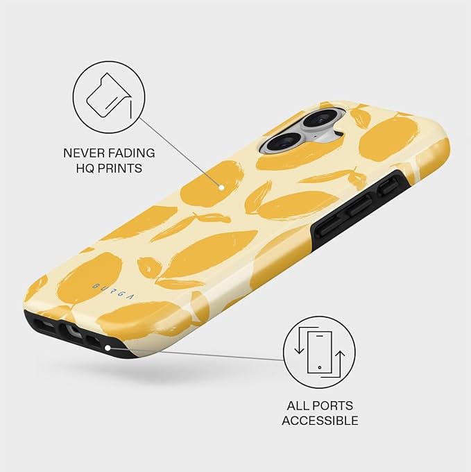 BURGA Phone Case for iPhone 17 - Cute, Trendy, Aesthetic, Pattern Phone Cover, Hard Shell Protection - fits Apple iPhone 17 Case for Women and Men