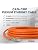 Cmple Cat6 Ethernet Cable 1000ft Plenum CMP 23AWG 550MHz UTP Solid 10Gbps PoE in-Wall Rated Bulk LAN Network Cable DSX-8000 Tested Pull Box - Orange