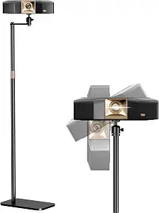 PUTORSEN Universal Projector Stand – Height Adjustable & 360° Rotatable Mount with 1/4" Screw, Compatible with Projectors, Cameras, Webcams for Home, Office, and Outdoor Use