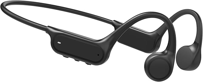 Bone Conduction Headphones, Bluetooth 5.4 with Mic Open Ear IPX8 Waterproof Headsets, Swimming Headphones 10H Playtime Wireless Earbuds for Sports, Running, Cycling
