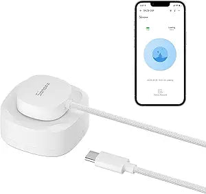 SONOFF SNZB-05P Zigbee Water Leak Sensor with Detection Cable for Alarm System and Smart Home Automation, Wireless Mini Flood Detector for Kitchen Bathroom Basement 1Pack