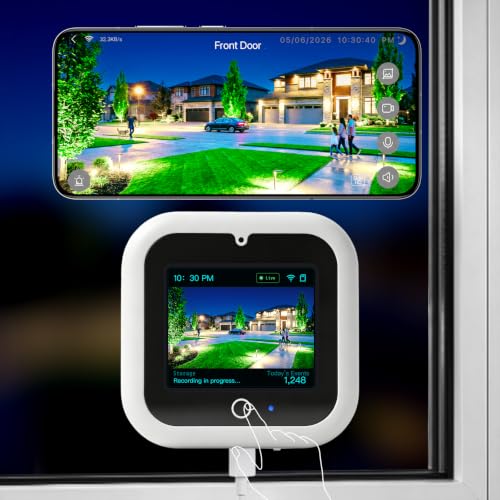 Window Camera with Smart Screen, 3K 5MP Indoor Home | Home Security Ca - Image 2