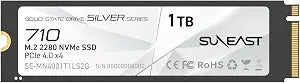 SUNEAST 1TB M.2 2280 PCIe4.0 NVMe Gen4x4 Internal SSD,Up to 7000MB/s Read