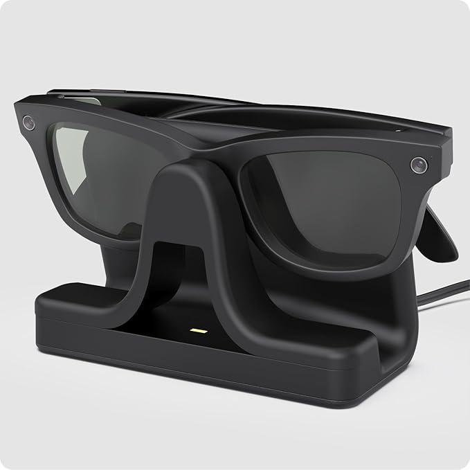 TUSITA Charging Stand & Cable Compatible with Ray-Ban Meta (Gen 1 2) Smart Glasses, USB-C
