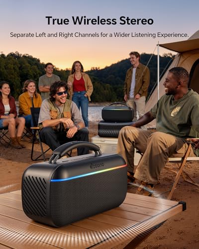 dbsono Bluetooth Speaker Portable Wireless, 100W Pea - Image 6