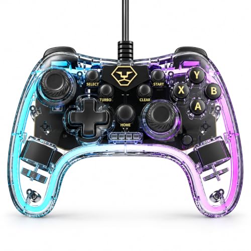 Aolion gaming PC20 Wired Controller for Windows PC, Switch, TV Box and PS3