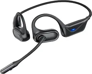 Open Ear Bluetooth Headset with Boom Mic, Bluetooth 5.4 Trucker Headphones