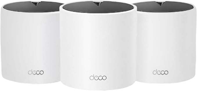 TP-Link Deco X15 Dual-Band AX1500 WiFi 6 Mesh Wi-Fi System Deco X15 3-Pack