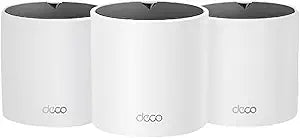 TP-Link Deco X15 Dual-Band AX1500 WiFi 6 Mesh Wi-Fi System Deco X15 3-Pack