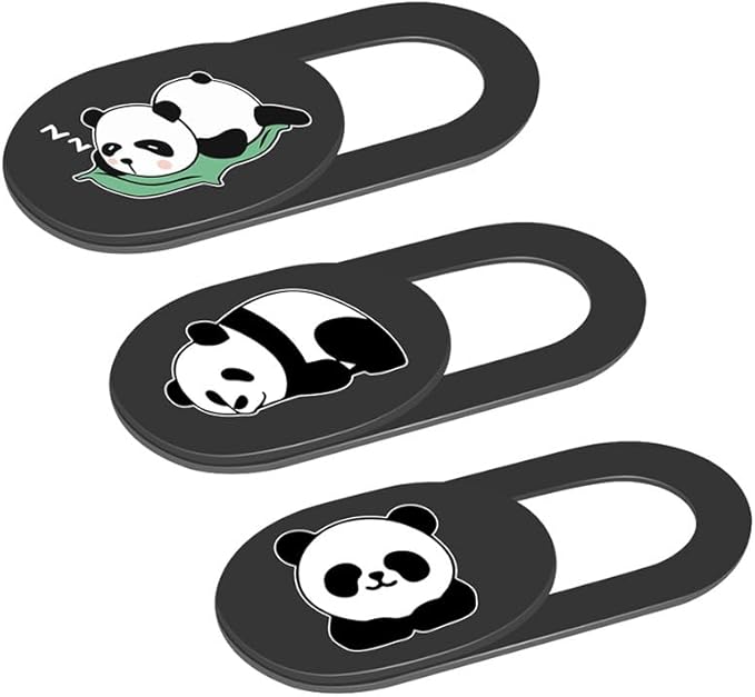 jojofuny 3 Pack Camera Privacy Covers with Adhesive Slide Ultra Thin 0.66 Inch Webcam Protection for Laptop Smartphone Tablet to Prevent Unauthorized Camera Access