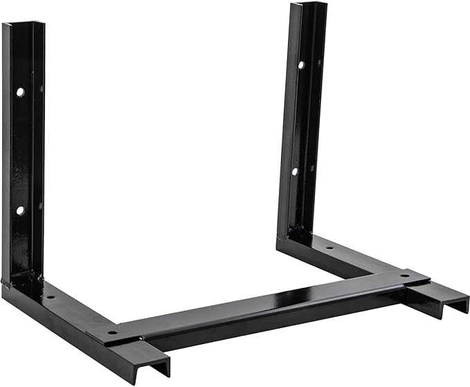 Buyers Products - 1701000 Mounting Brackets For 24/36 Inch Poly Truck Boxes, Black Steel, 15 x 14 Inches