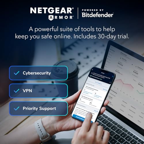 NETGEAR Nighthawk Modem Router Combo (CAX30) DOCSIS 3.1 Cable Modem and WiFi 6 Router - AX2700 2.7 Gbps - Compatible with Xfinity, Spectrum, Cox, and More - Gigabit Wireless Internet