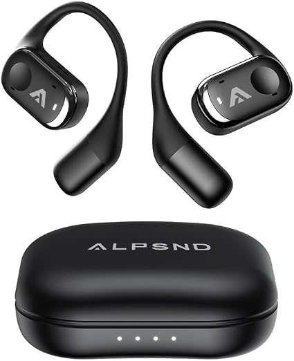 Joy Open-Ear Headphones, Wireless Bluetooth 5.4 Earhook Earbuds