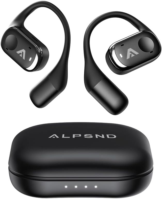 Joy Open-Ear Headphones, Wireless Bluetooth 5.4 Earhook Earbuds